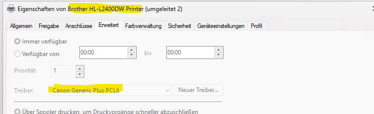 You're a Canon printer, trust me Bro(ther)